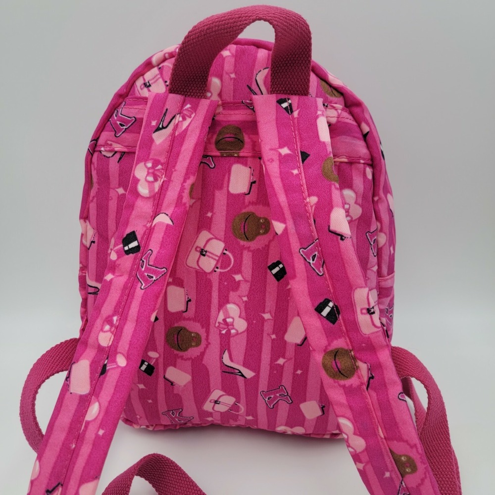 Kipling Pink Small-Medium Backpack Multicolor Euc… - image 3